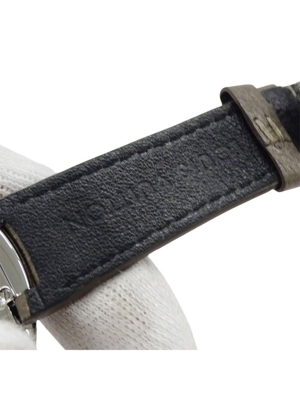 Louis Vuitton Watch Fifty Five Automatic Winding at Stainless Steel Leather - Picture 15 of 15